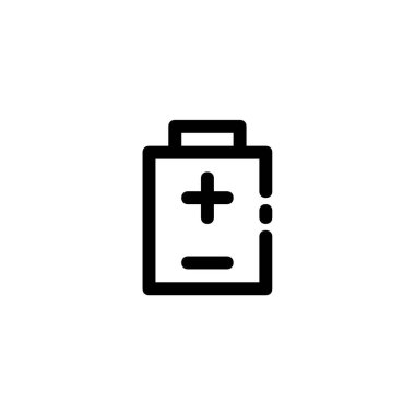 Pil çizgi simge vektör çizim