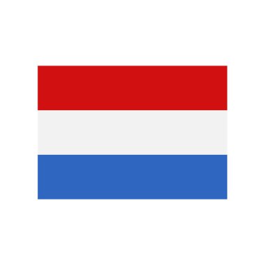 Hollanda ulusal bayrak vektör illüstrasyonu