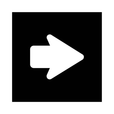 ok vektörü ince çizgi simgesi