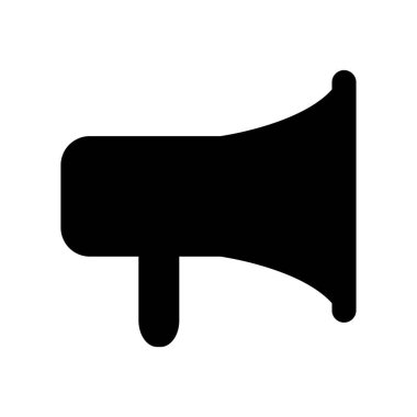 Megafon simgesi, vektör illüstrasyon tasarımı.