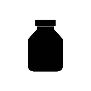 şişe vektör düz simge