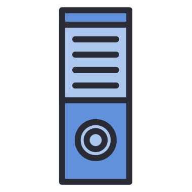 Beyaz arkaplanda izole edilmiş bağlayıcı vektör illüstrasyonu