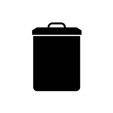 Çöp kutusu simgesi, çöp kutusu simgesi, çöp kutusu simgesi beyaz arkaplanda izole.