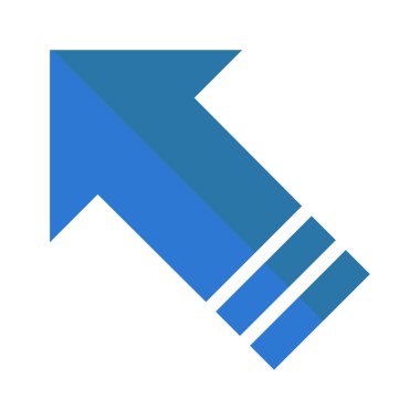 ok vektörü ince çizgi simgesi