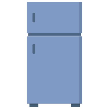 Beyaz arka plan üzerinde izole buzdolabı simgesi