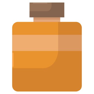 Parfüm ikonlu basit bir şişe.