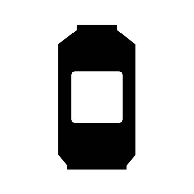 Soda ikonu, vektör illüstrasyonu 