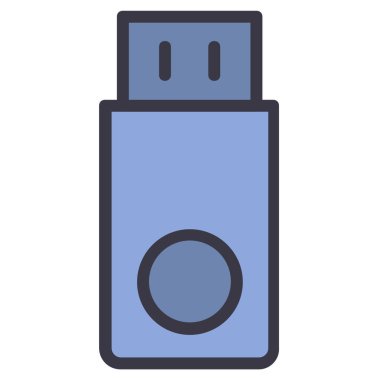 modern usb simgesi, vektör illüstrasyonu 