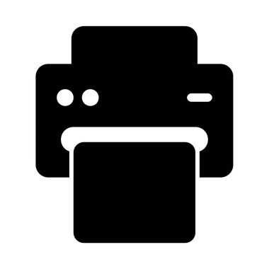 Yazıcı web simge vektör çizim