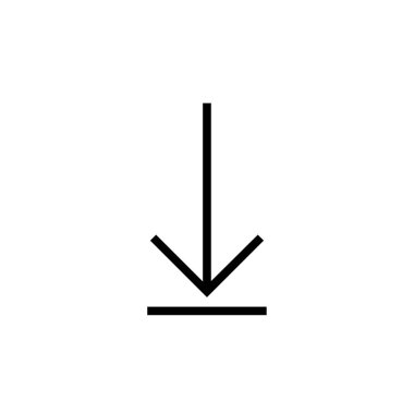 Ok. Web simgesi basit bir illüstrasyon. ok vektörü sembolü. 