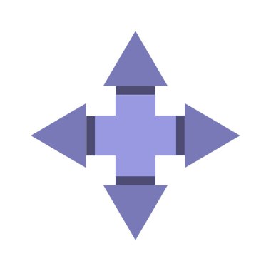 ok yönü izole edilmiş ikon vektör tasarımı