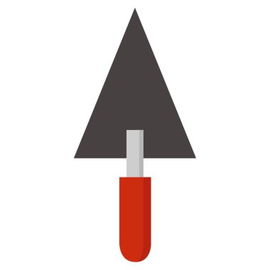 Beyaz arkaplanda mala simgesi