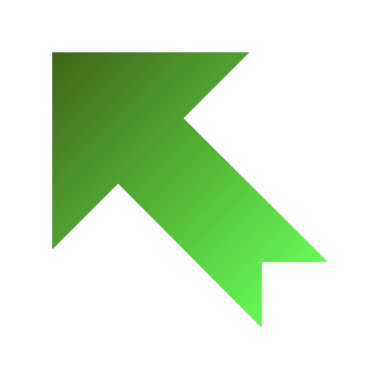 ok vektörü ince çizgi simgesi