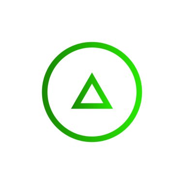 ok vektörü ince çizgi simgesi