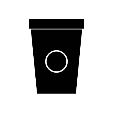 Kahve fincanı ikonu. vektör illüstrasyonu