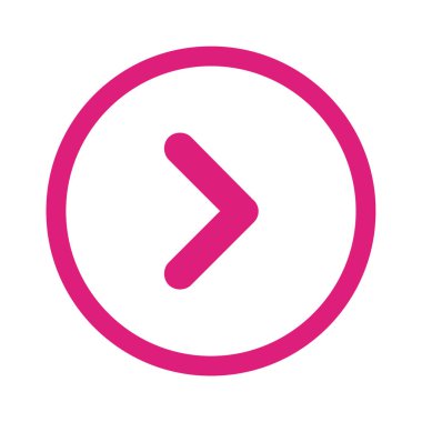 ok simgesi beyaz arkaplanda izole edildi