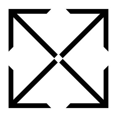 Web ve mobil uygulama tasarımınız için ok simgesi çizimi arkaplanı, ok logosu 