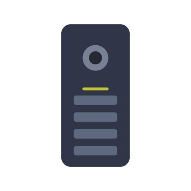 sunucu veritabanı ikon vektör illüstrasyonu