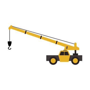 vinç web simgesi basit illüstrasyon