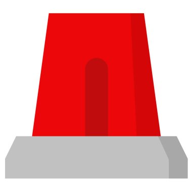 Trafik ışığı işareti. vektör simgesi