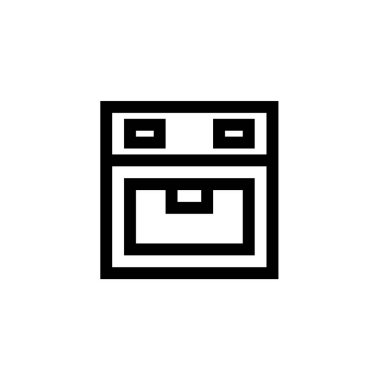 mikrodalga simge vektör çizim