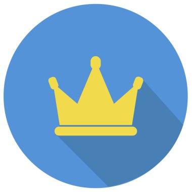 taç simgesi vektör illüstrasyonu