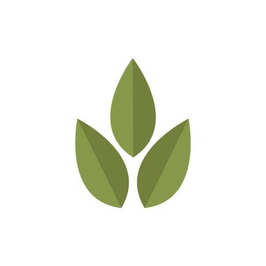 yeşil bitki ekoloji simgesini bırakıyor