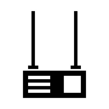 router izole edilmiş simge vektör tasarımı