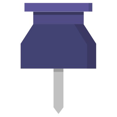 Pin simgesinin vektör illüstrasyonu