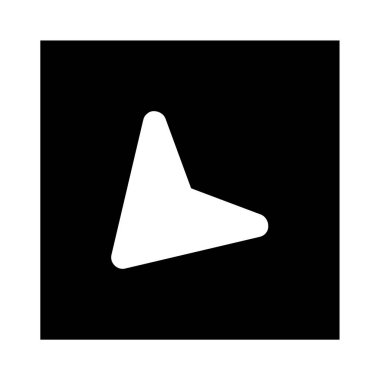 ok vektörü ince çizgi simgesi