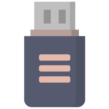 modern usb simgesi, vektör illüstrasyonu 