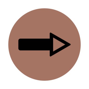 ok düz ikon vektör illüstrasyonu