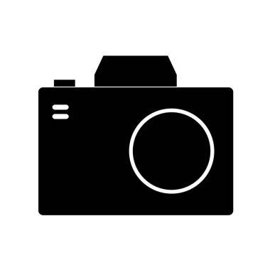 kamera simgesi vektör illüstrasyonu