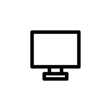 bilgisayar düz simge vektör çizim