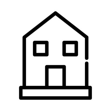 Ev. Web simgesi basit tasarım