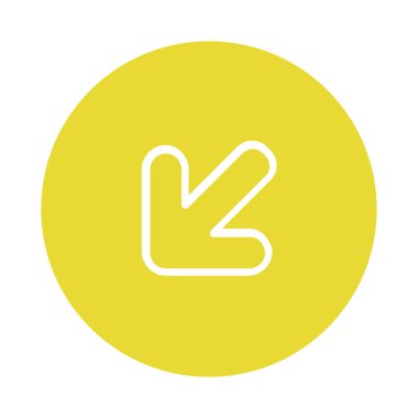 ok simgesi vektör illüstrasyonu