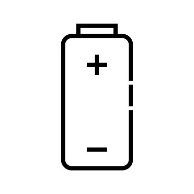 pil simgesi, vektör illüstrasyonu