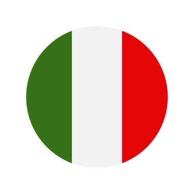 İtalya bayrağı. vektör simgesi 