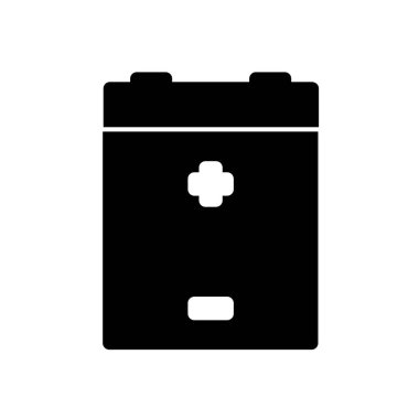 pil simgesi, vektör illüstrasyonu