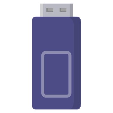 Beyaz arkaplanda modern usb simgesi     