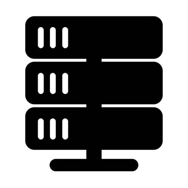 Bilgisayar sunucu satırı simgesi. 