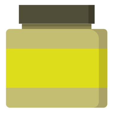 Krem simgesi, vektör illüstrasyonu