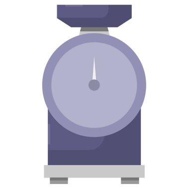 Beyaz arkaplanda mutfak boyutu simgesi