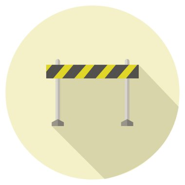 Barikat simge vektör çizim