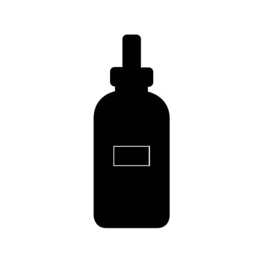 Şişe ikonu vektörü. düz simge vektör illüstrasyonu.