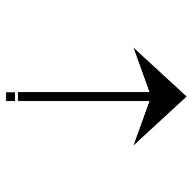 ok simgesi vektör illüstrasyonu