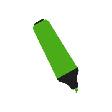 yeşil işaret simgesi, izometrik 3d biçimi