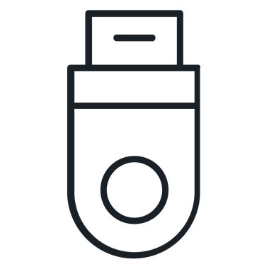 modern usb simgesi, vektör illüstrasyonu 