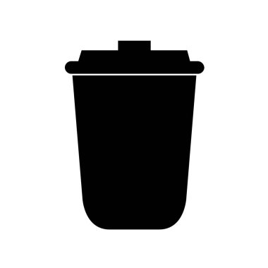 Çöp kutusu simgesi, çöp kutusu simgesi, çöp kutusu simgesi beyaz arkaplanda izole.