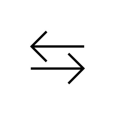 ok simgesi vektör illüstrasyonu